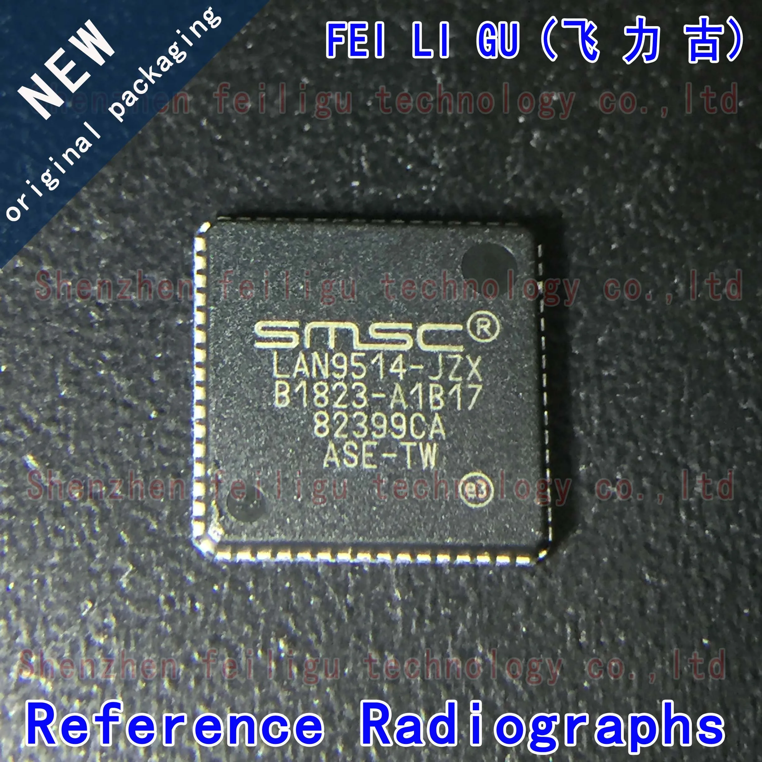 1/10/30Pieces 100% New Original LAN9514-JZX LAN9514 Package:QFN64 USB2.0 Hub 10/100 Ethernet Controller Chip