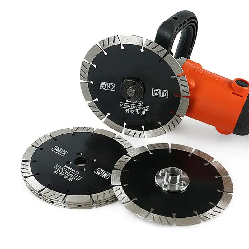 190mm Diamond Saw Blade Porcelain Tile Ceramic Stone Granite Concrete Marble Cutting Disc For Angle Grinder