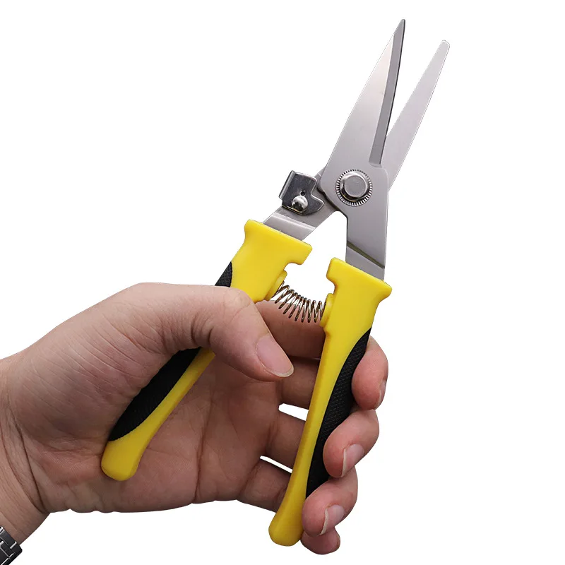 Stainless Steel Electrical Wire Slot Scissors, Iron Sheet Industrial Grade Scissors, Straight Head Iron Sheet Scissors