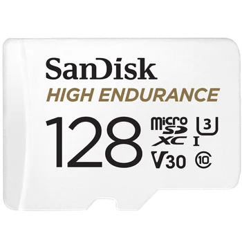 Tarjeta de memoria SanDisk, tarjeta Micro SD de alta resistencia V30 U3 4K 32GB 64GB 128GB 256GB, tarjetas TF para cámara de salpicadero, monitoreo de vídeo doméstico