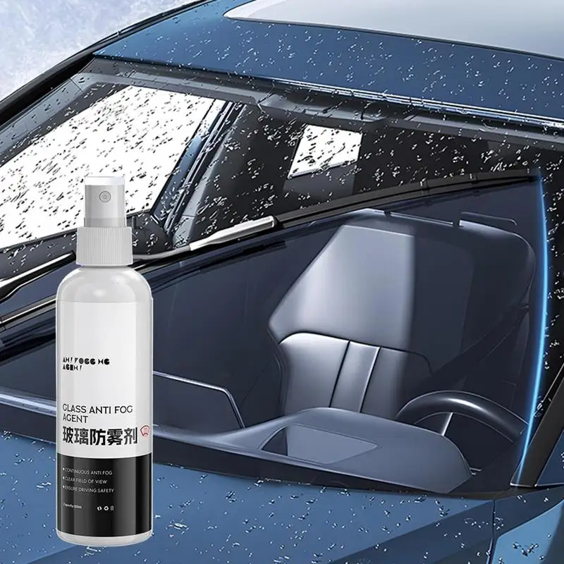 For SUV Anti Fog For Car Windshield Car Glass Defogger Spray For Glasses 120ml Automotive Interior Glass Anti-Fog Spray For