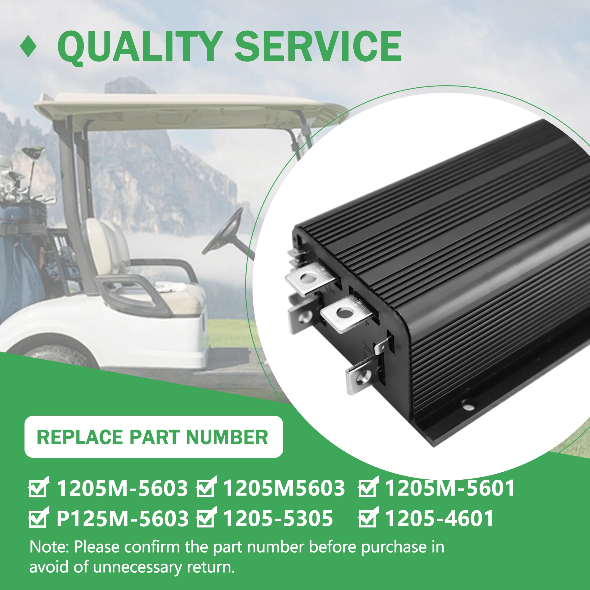 48 فولت 500A وحدة تحكم المحرك 1205 متر-5603 ل كورتيس نادي سيارة DS 1996-2014 عربة جولف #6