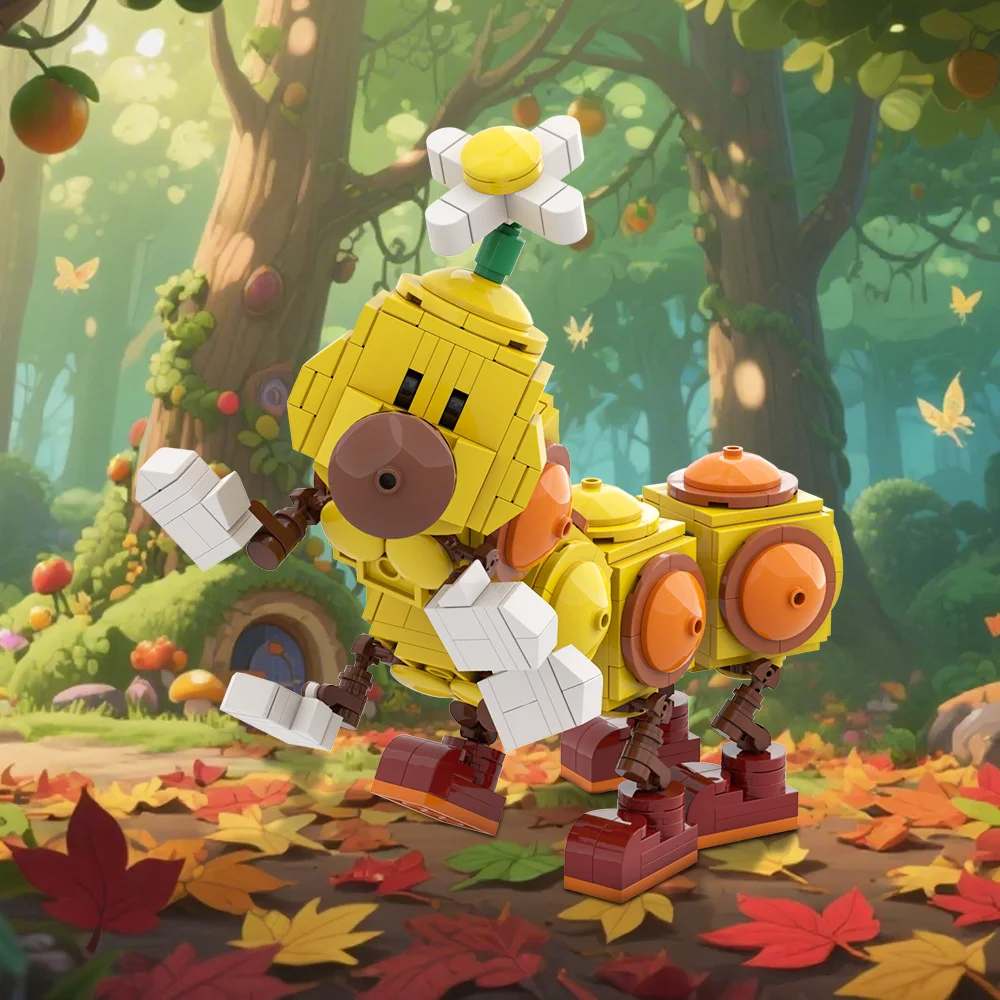 

MOC-163071 Happy Wiggler - Posable Display Figure 02 Buliding Blocks Model Happy Wiggler Bricks Assembly Toys Kids Birthday Gift