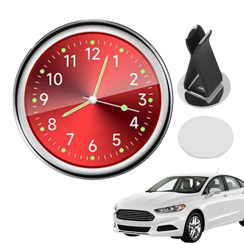 

Car Dashboard Clock Creative Automobile Mini Clock Dashboard Decoration Watch Ornaments Black Digital Display car accessories