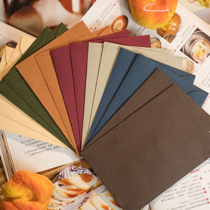 20pcs Colorful Envelopes Paper Blank Open Window Paper Envelopes Wedding Party Invitation Greeting Cards Gift