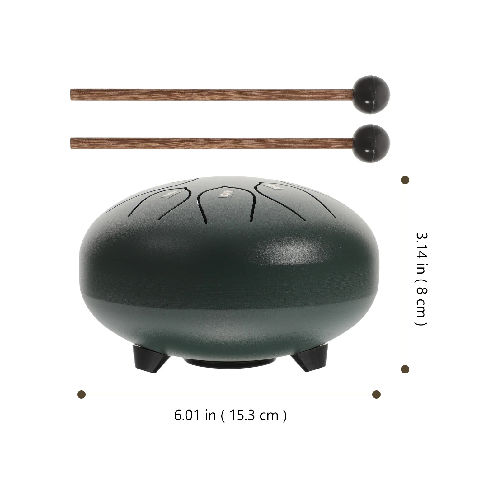 

1Set Portable Ethereal Tongue Drum Music Instrument Steel Metal Percussion Kit Suitable for Education Meditation