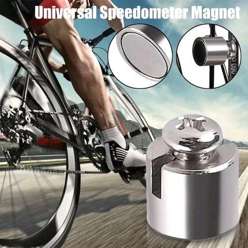 Imagen 2 del producto 1 unidad de imán Universal para velocímetro, imán para radios para bicicleta, odómetro, tren, bicicleta, GPS, Sensor de ordenador, rueda magnética, piezas de ciclismo