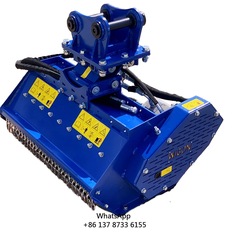掘削機用フレイルモアアタッチメント 1.5～3トン 2～5トン 4～10トン ディガー芝刈り機ヘッド シュレッダー マルチャー