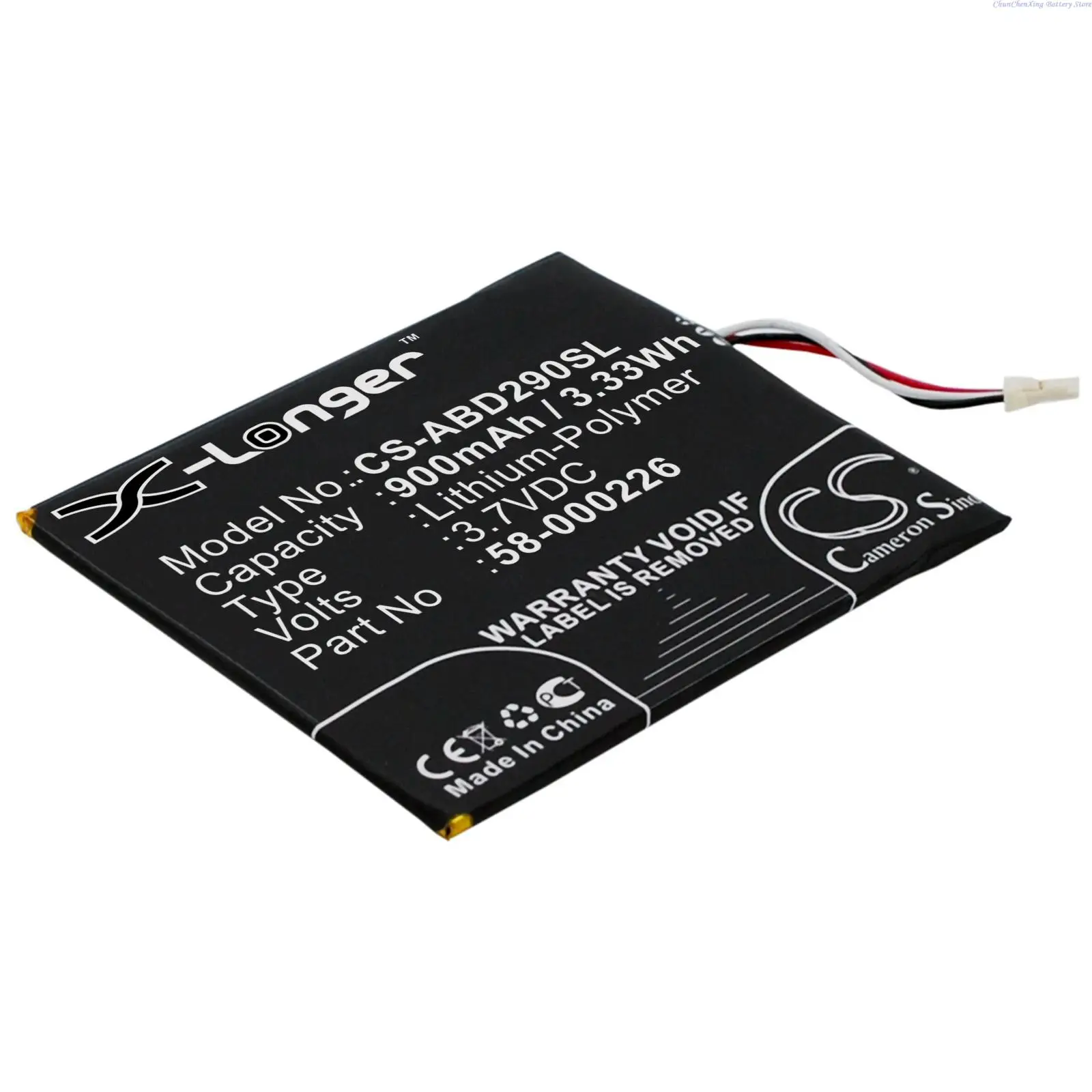 Cameron Sino 900mAh E-reader Battery 58-000226 for Amazon Kindle 10th,J9G29R,53-014490,Kindle Touch 2019,Kindle 10th Gen 2019