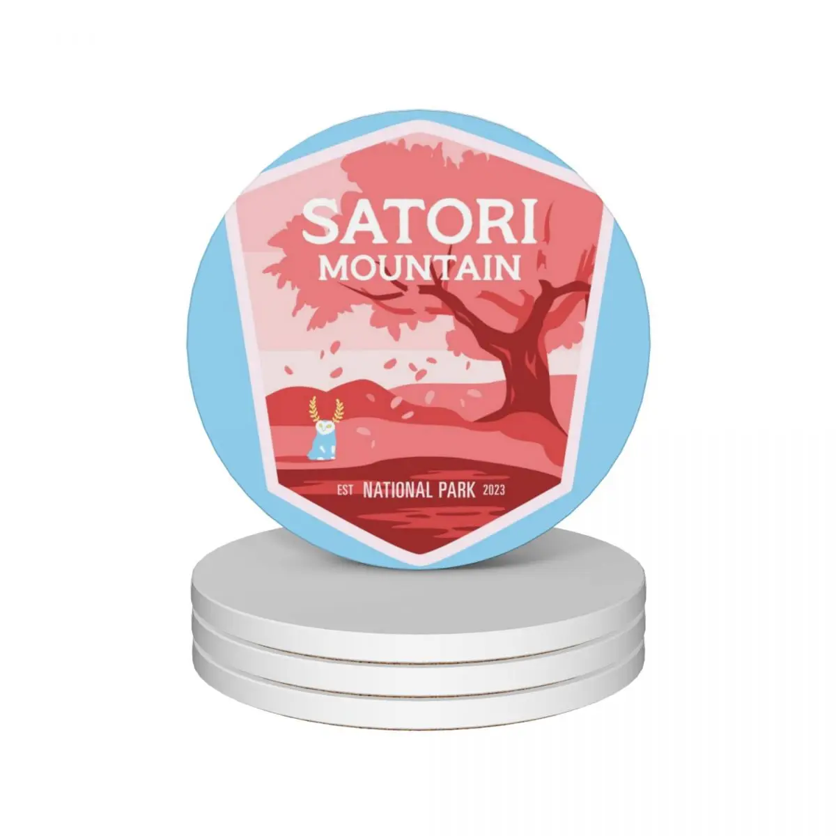 

Satori Mountain National Park Ceramic Coasters (Set of 4) cute kitchen supplies christmas tea Coasters