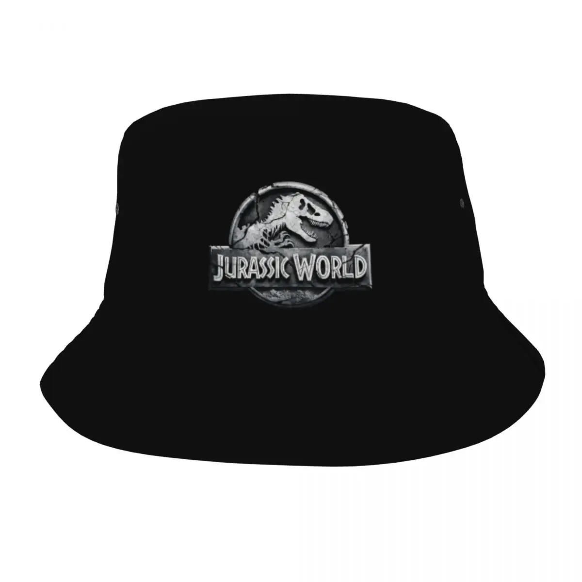 Travel Headwear Dinosaur Jurassic Park Accessories Bucket Hat Trendy Women Men Hot Sun Hats Boonie Hat Fishing Caps Outdoor