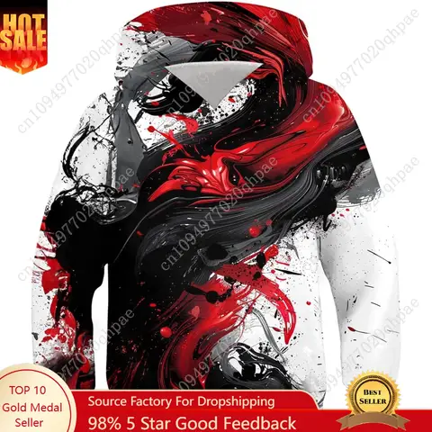 Ahegao Boys Hoodies 6-16 Years Boy Cool Sweatshirts for Kid 3D Prints Pullover