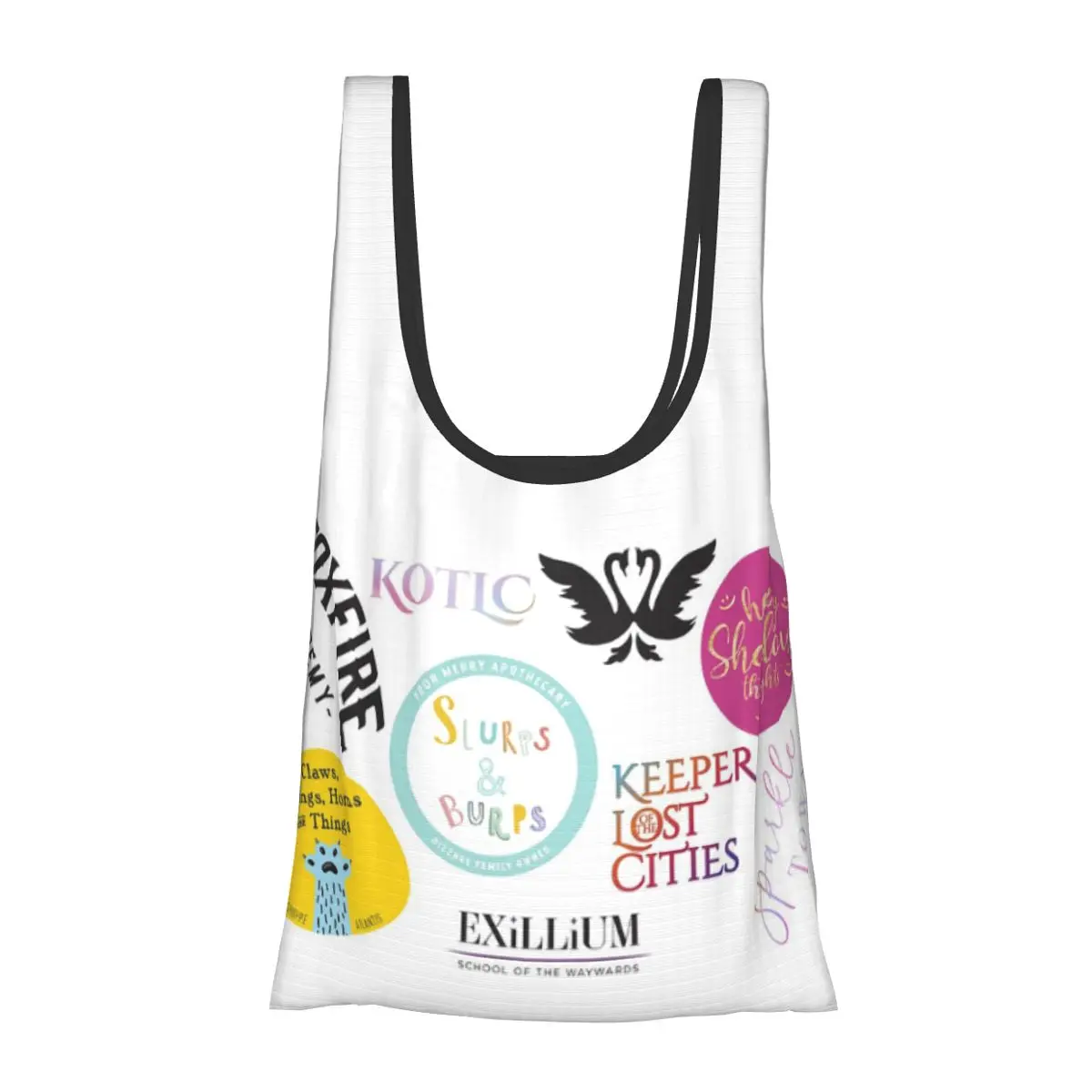 

Портативная сумка-тоут Keeper Of The Lost Cities, большая вместительная сумка-шоппер, продуктовая сумка, сумка на плечо