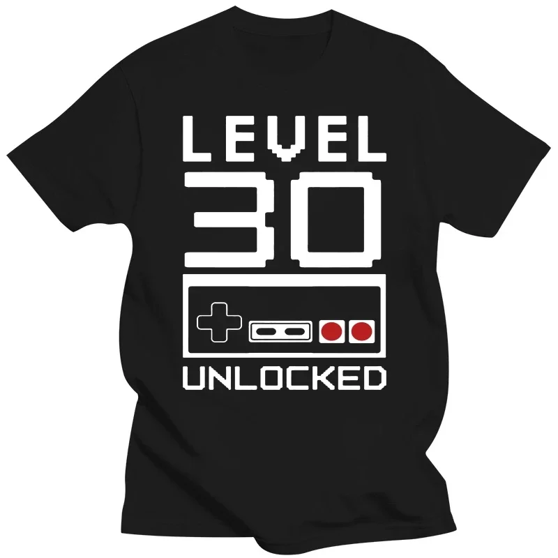 Level 30 Years Old 1993 30th Birthday Gift T Shirts Graphic Cotton Streetwear Short Sleeve O-Neck Harajuku T-shirt