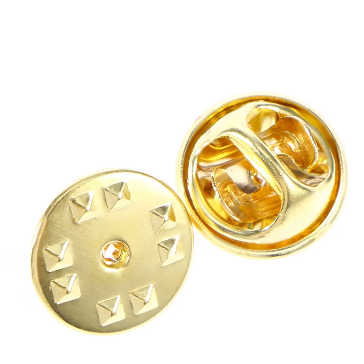 50Pcs Gold Brass Metal Butterfly Clutch Backs Replacement for Pin Badges Lapel Pins Tie Tacks Insignia Service Bars Jewelry