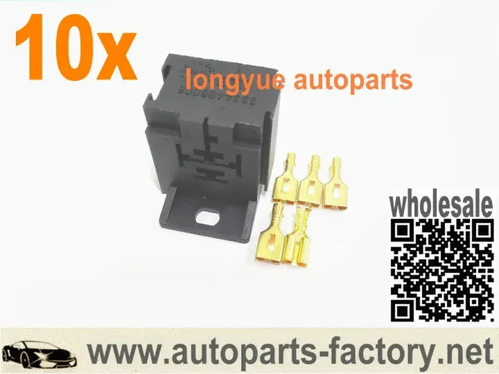 Longyue 10pcs 5 Way A/C HVAC Relay Repair Connector Kit Heater Switch Socket