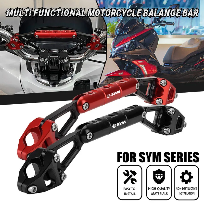 Motorcycle Accessories Adjustable multifunction crossbar Handlebar balance bar For SYM CRUISYM 150 180 MIO 50 110 JET 14 125 200