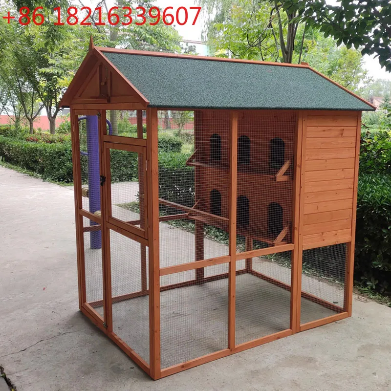 

Outdoor wooden bird cage nest Solid wood cage nest Special for large pigeon breeding
