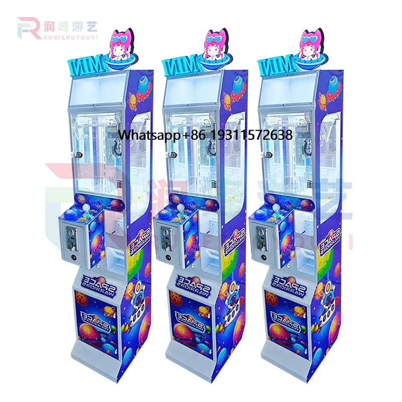 

Mini Claw Crane Machine Arcade Prizes Doll Gift Coin Operated Game Machine Toys Plush Mega Small Vending Claw Machine
