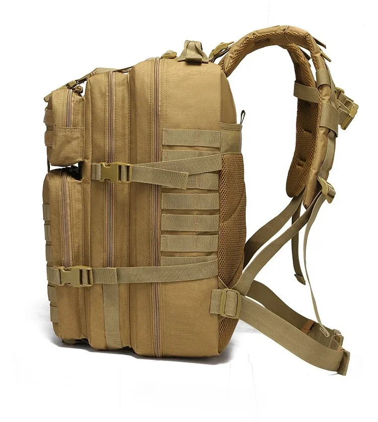 45L Taktischer Rucksack Große Kapazität Outdoor-Rucksack Fitness-Wanderrucksack Camping-Ausrüstung Reise-Wanderrucksäcke – Detail 11