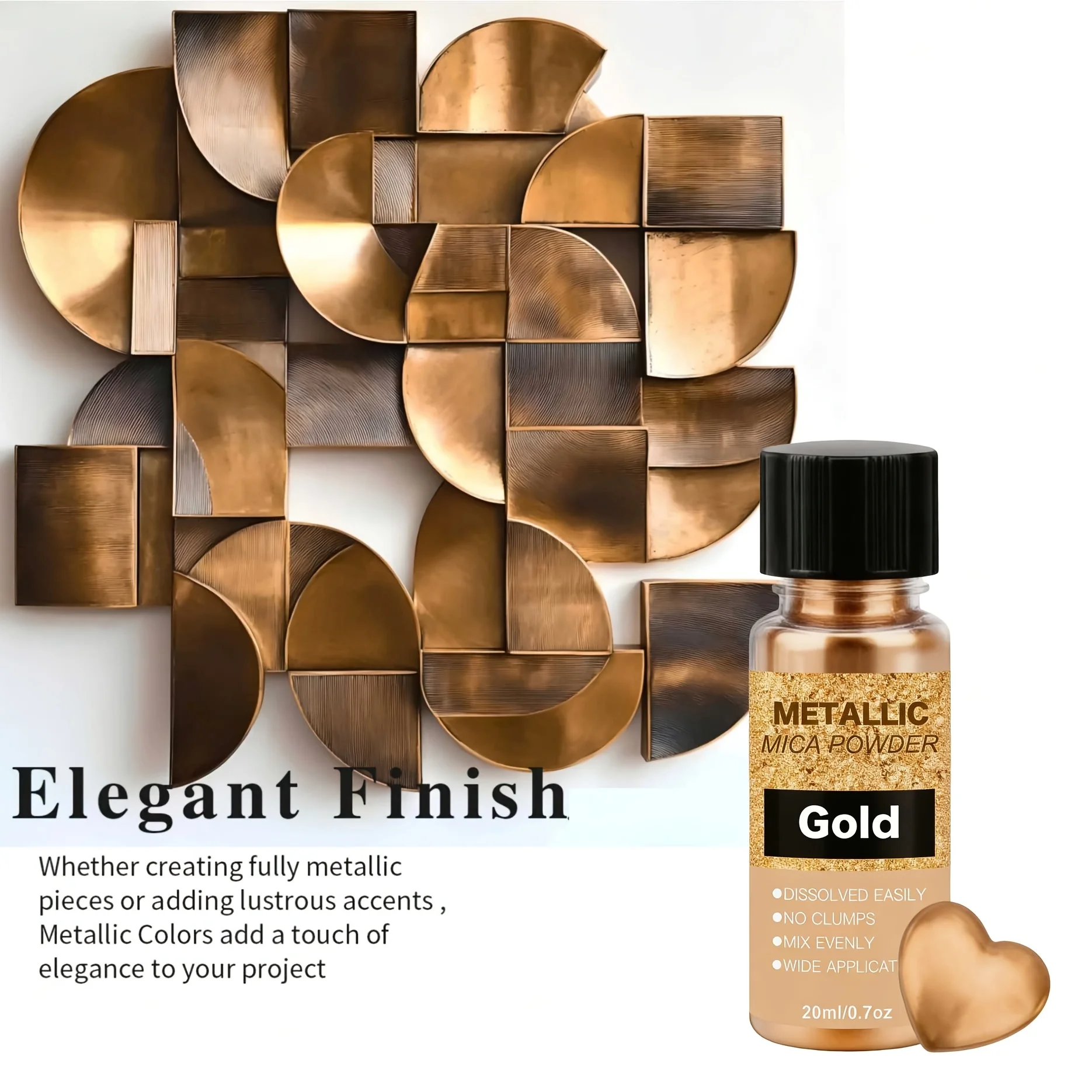 Renkli Tozlar, Eşsiz Metalik D - Mica Powder Pigment Metallic Color Epoxy incelemesi ve fiyatı