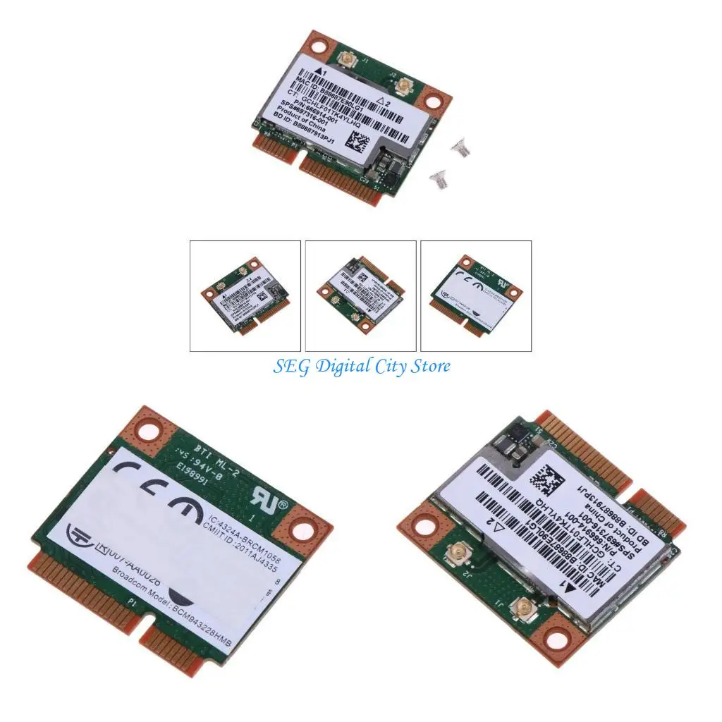 

U75B Mini PC-E Беспроводная сетевая карта, BT4.0 300 Мбит /с 2,4 /5 ГГц двойной полос