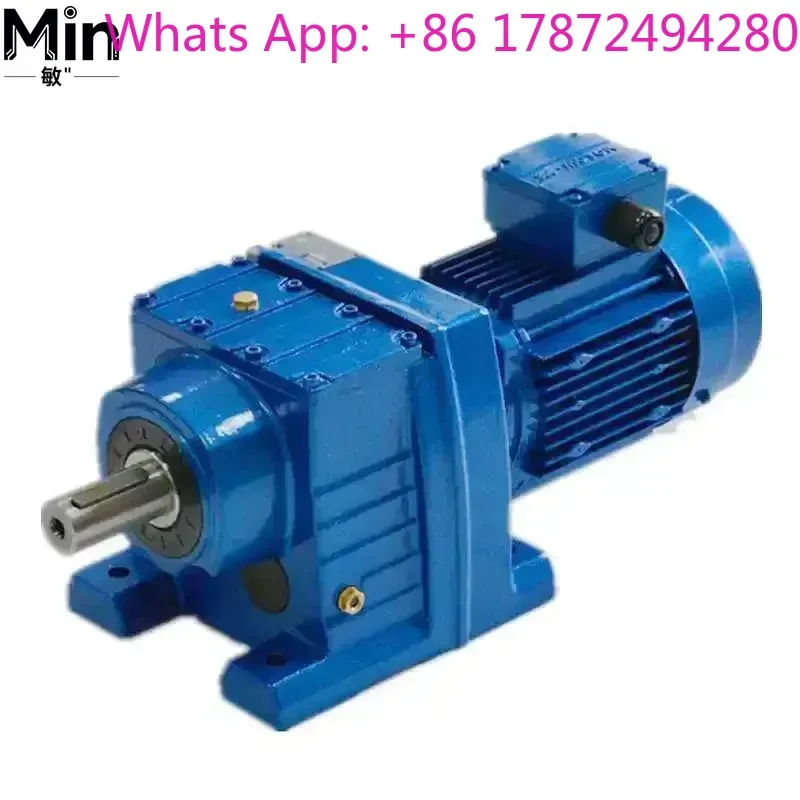 R Series Helical Inline Reducer ISO Certified 1:10 Ratio Gearbox