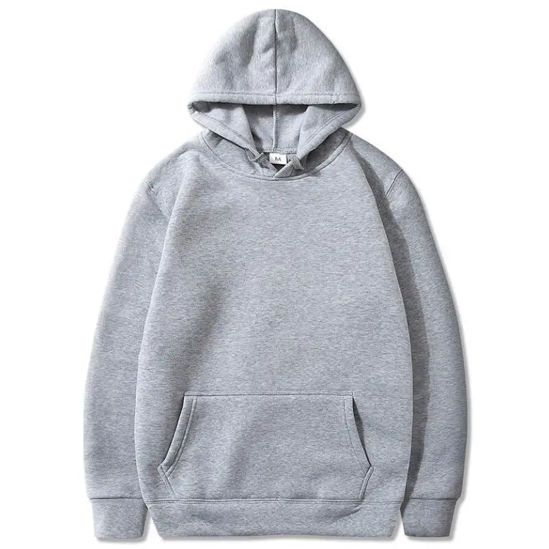 Blank Fleece Pullover Hoodies Unisex Wholesale Hip Hop 11 Color Hooded Sweatshirt Men Cheap Fashion Black Hoodie For Men