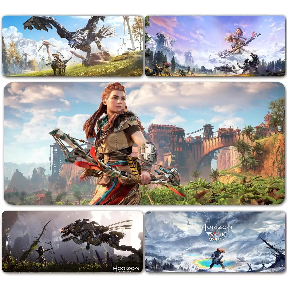 Horizon Zero Dawn Mouse Pad Mouse Pad Anti-Slip Rubber Base Extended Desk Mat For Gamers Office Computer Accessories