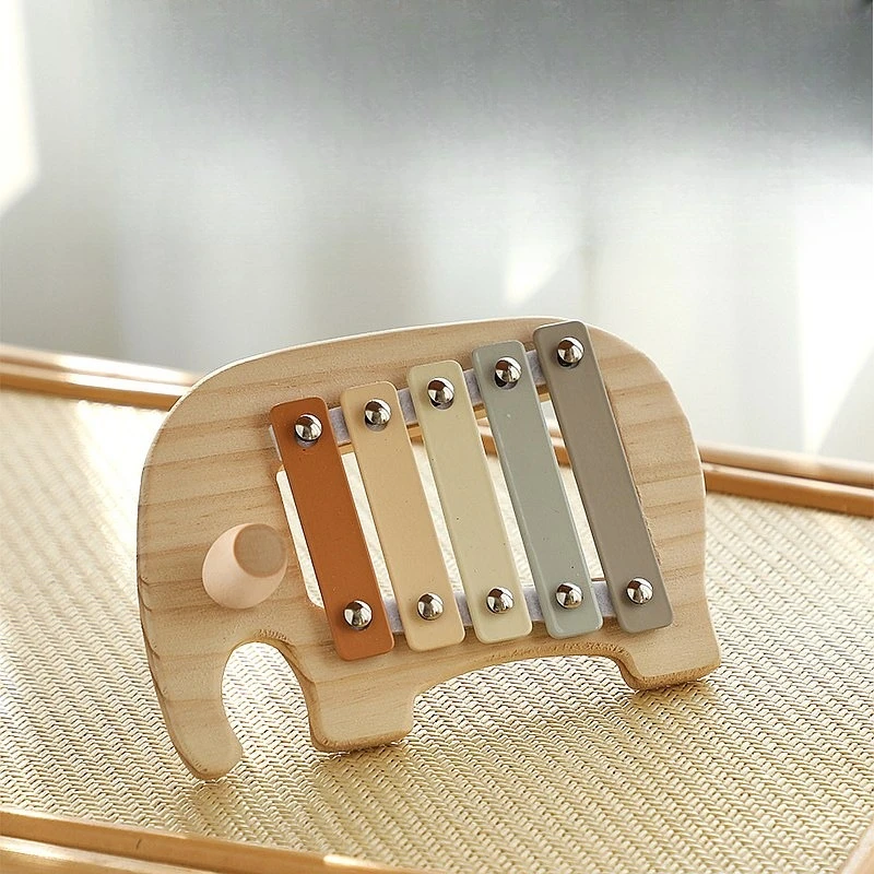赤ちゃん用木製象さん親指ピアノパズルおもちゃ、早期教育用パー - Kids Education Music のレビューと価格