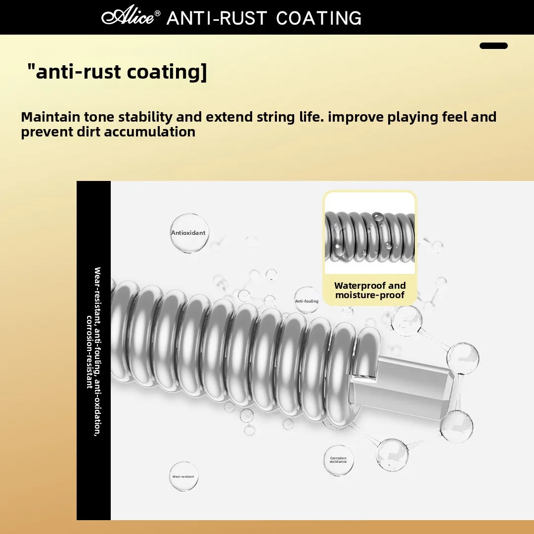 Classical Guitar Strings Set Ac132 N H Two Thickness Versions Nylon Replacement Instrument Accessory For Classical Guitar