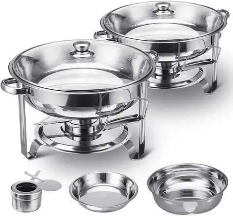 8 best sales बुफे वार्मर सेट - №3