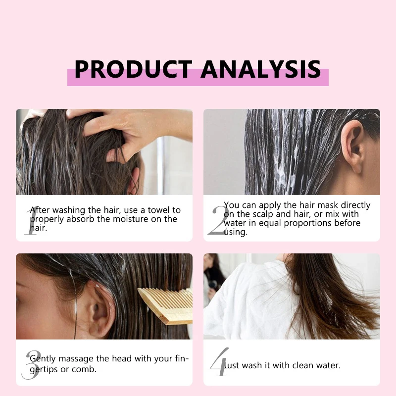 Keratin Moisturizing Hair Mask 8Seconds Hair Treatments For Damaged Hair Collagen For Hair Care Essence Elastine Conditioner10ML