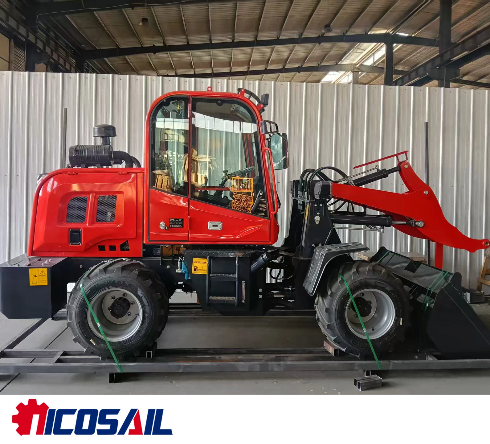 

Compact telescopic loader cab model, hydrostatic drive, CE certified, EU stock