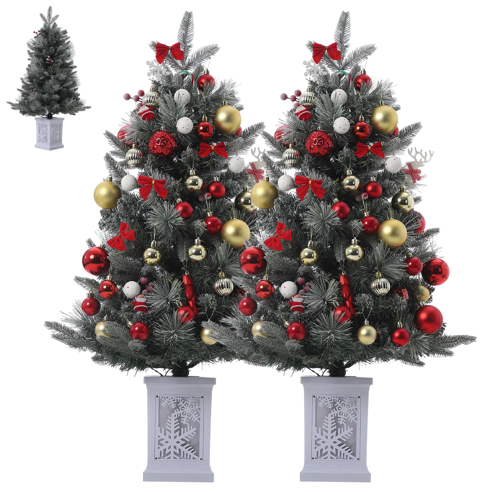 Decor Lighting Pack - 90 cm Yüksekliğinde Yapay Noel Ağacı,