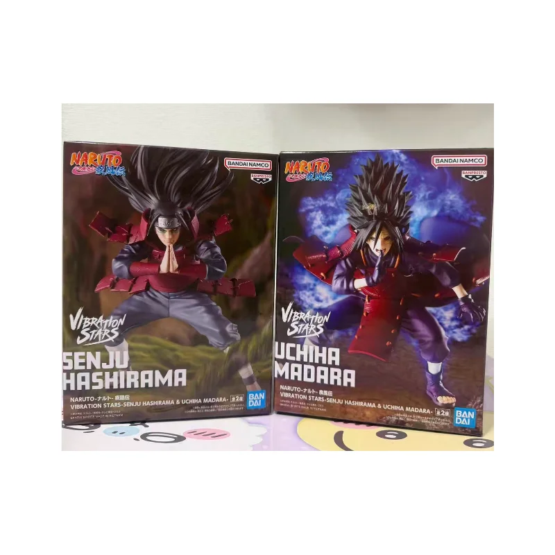 

Подлинная Bandai Namco Banpresto Наруто Сендзю Хаширама Учиха Мадара Вибрационные звезды ПВХ Фигурка Модель Коллекционная игрушка в подарок на складе