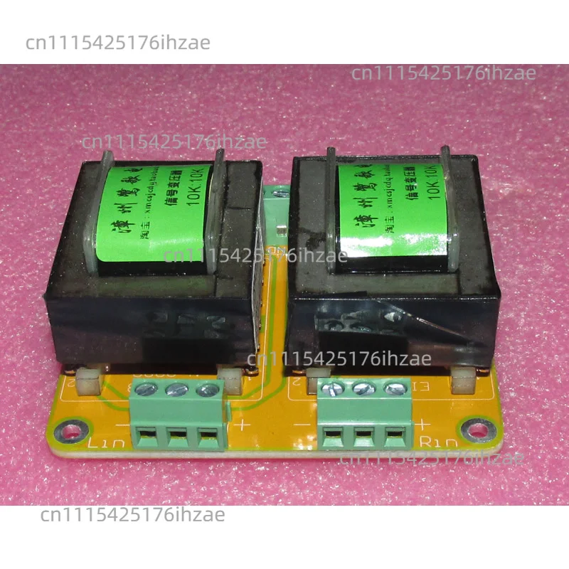 Wide frequency response 10K: 10K and 5K: 5K single-ended/balanced signal multi-purpose transformer