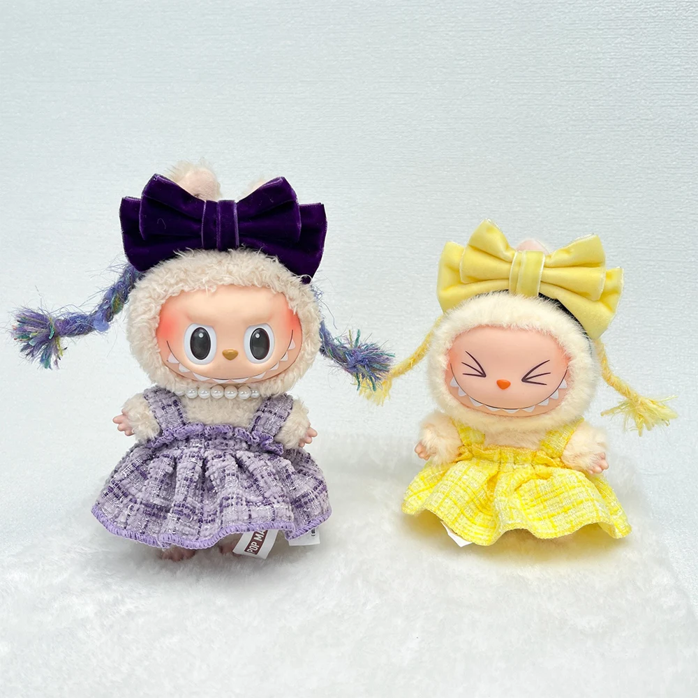 

Baby Clothes Accessories Small Braids For 17cm Labubu Decorative Accessories Multi-color Braided Small Braids