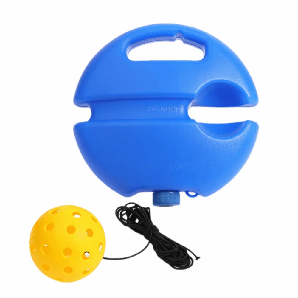 

Creative Pickleball Trainer Blue Base Elastic Rope Tennis Trainer with Ball Durable Pickleball Training Aids Indoor Sports