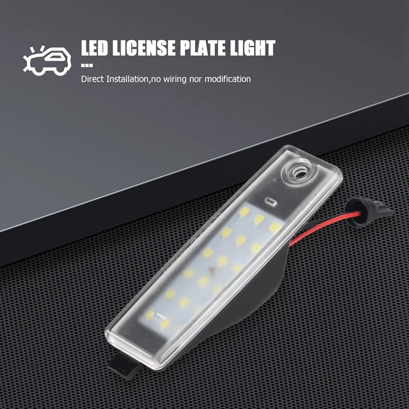 Branco LED Número License Plate Light Substituição, Toyota Hiace, Hi-Ace, H200, 2004-2012, Acessórios para carro