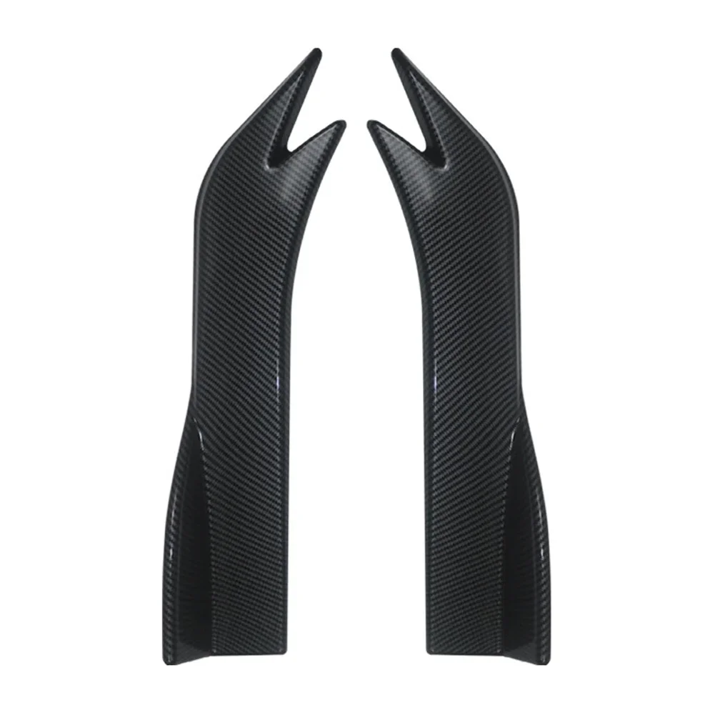 

Пара автомобильных угловых ограждений заднего бампера, спортивный спойлер для губ, 3D комплект обновления заднего балдахина с воздушным потоком для седанов