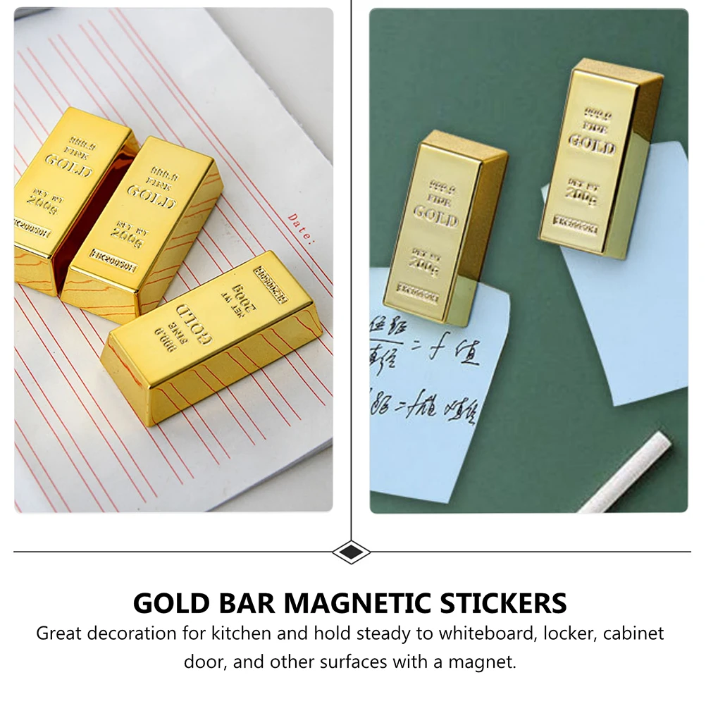 

6 Pcs Brick Refrigerator Stickers Premium Magnets Fridge Accessories Fridge Magnet Whiteboard Locker Decor Gifts