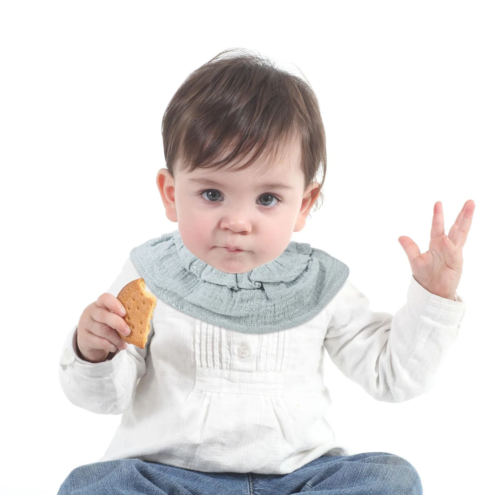 

2 шт. впитывающие хлопковые марлевые детские нагрудники, мягкие слюнявчики для кормления, прорезывания зубов, детские нагрудники, удобная шея для малышей