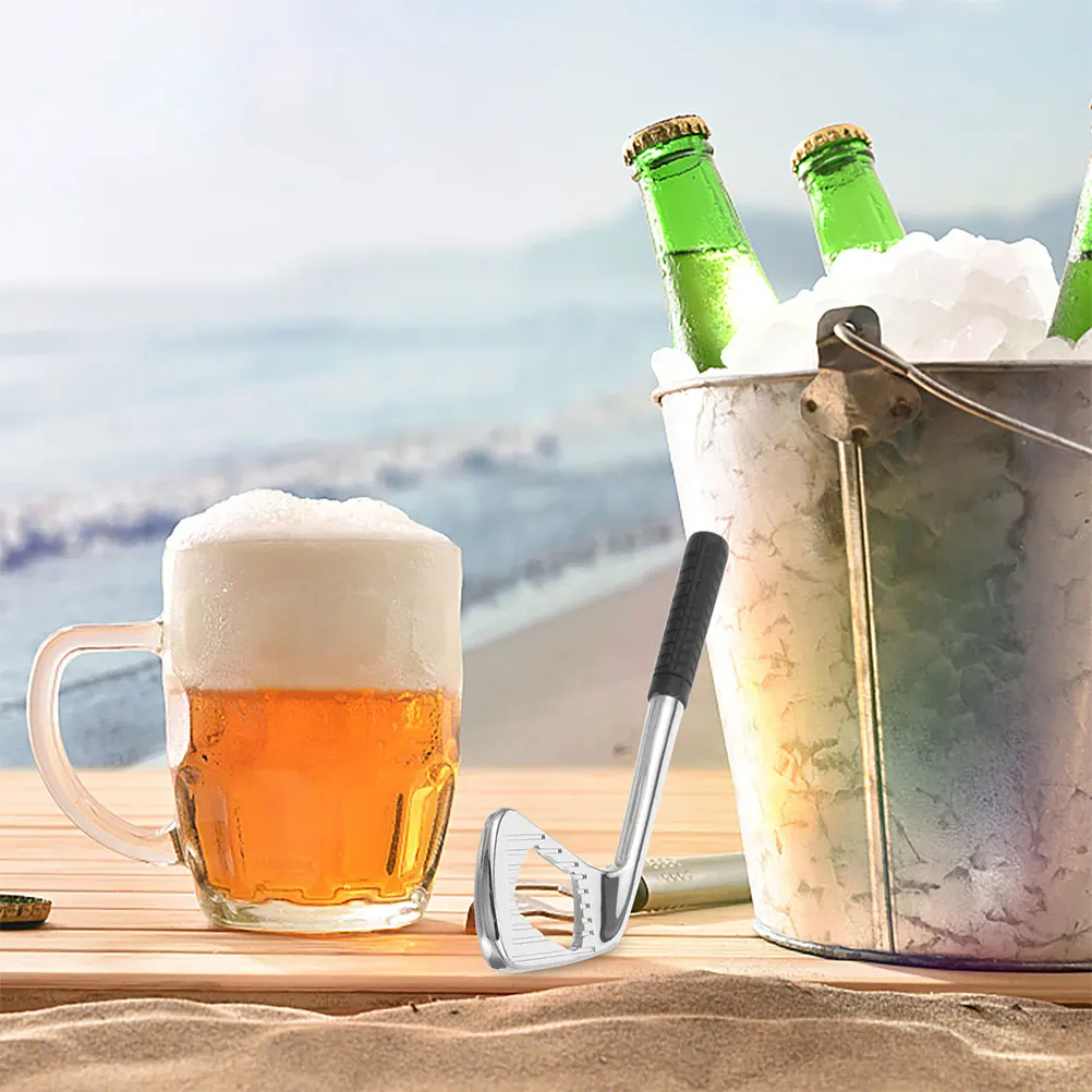 

2 Pcs Cue Can Opener Bottle for Beer Creative Multifunction Openers Zinc Alloy Men