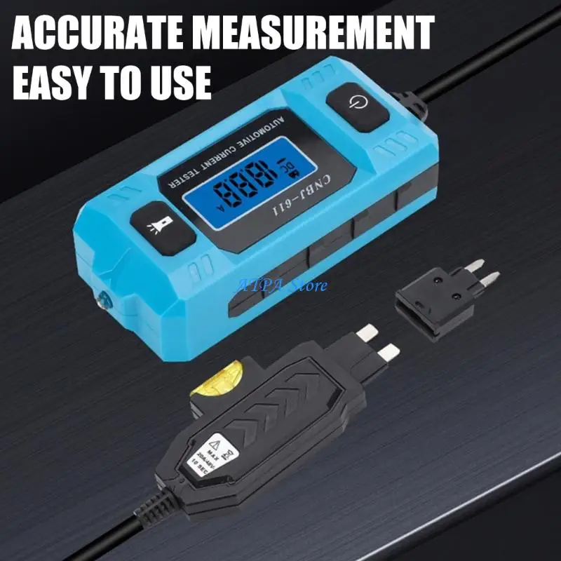U13C Small ABS Auto Electric Tester Handheld Vehicle Battery Leak Detector for Car