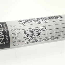 (10 pcs) NMB miniature bearing R-1760X2KKMTRP5P24LY551 R-1760KK = 606-2Z = 606ZZ inner diameter 6 outer diameter 17mm thick 6mm