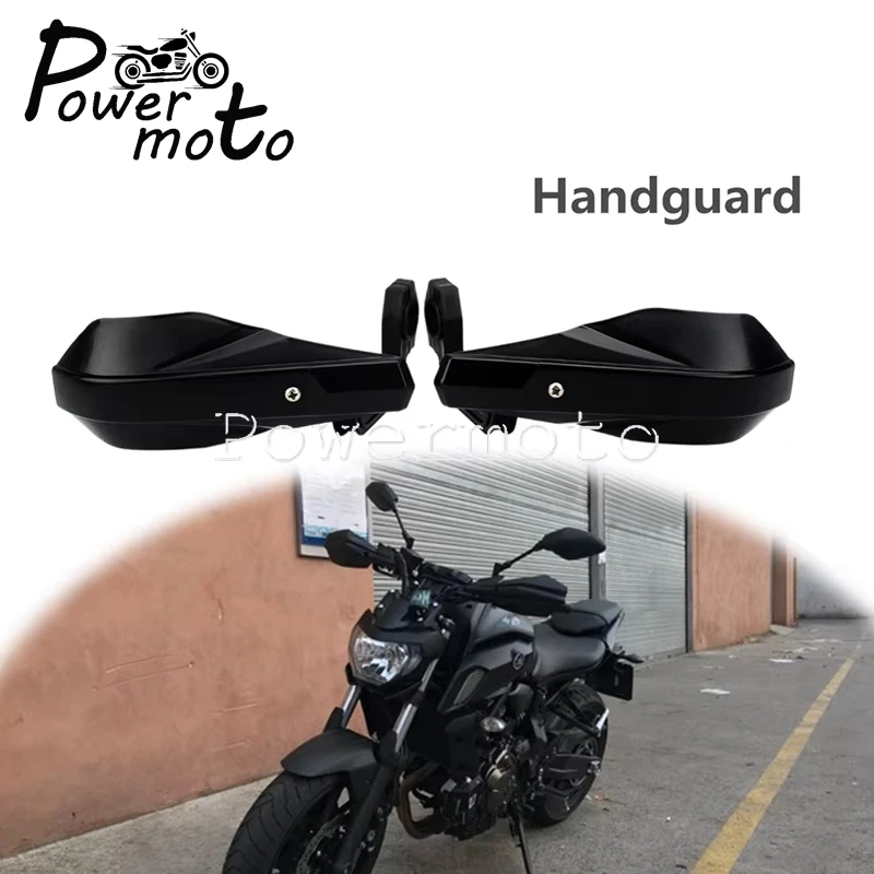 Universal Motorcycle Black Handguards Dirt Bikes 22mm 7/8