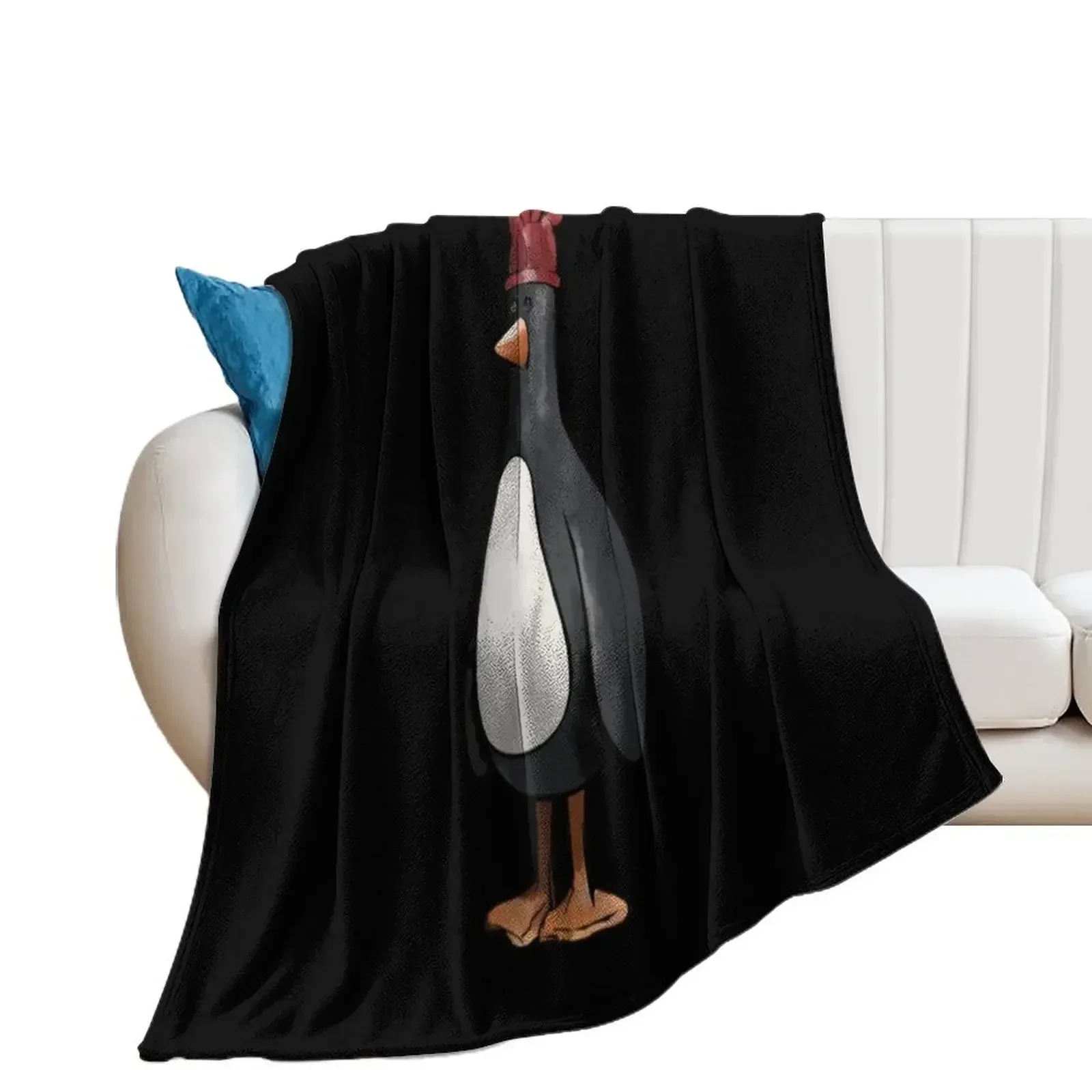 

Feathers McGraw Throw Blanket Nap heavy to sleep Flannel Hairy Blankets