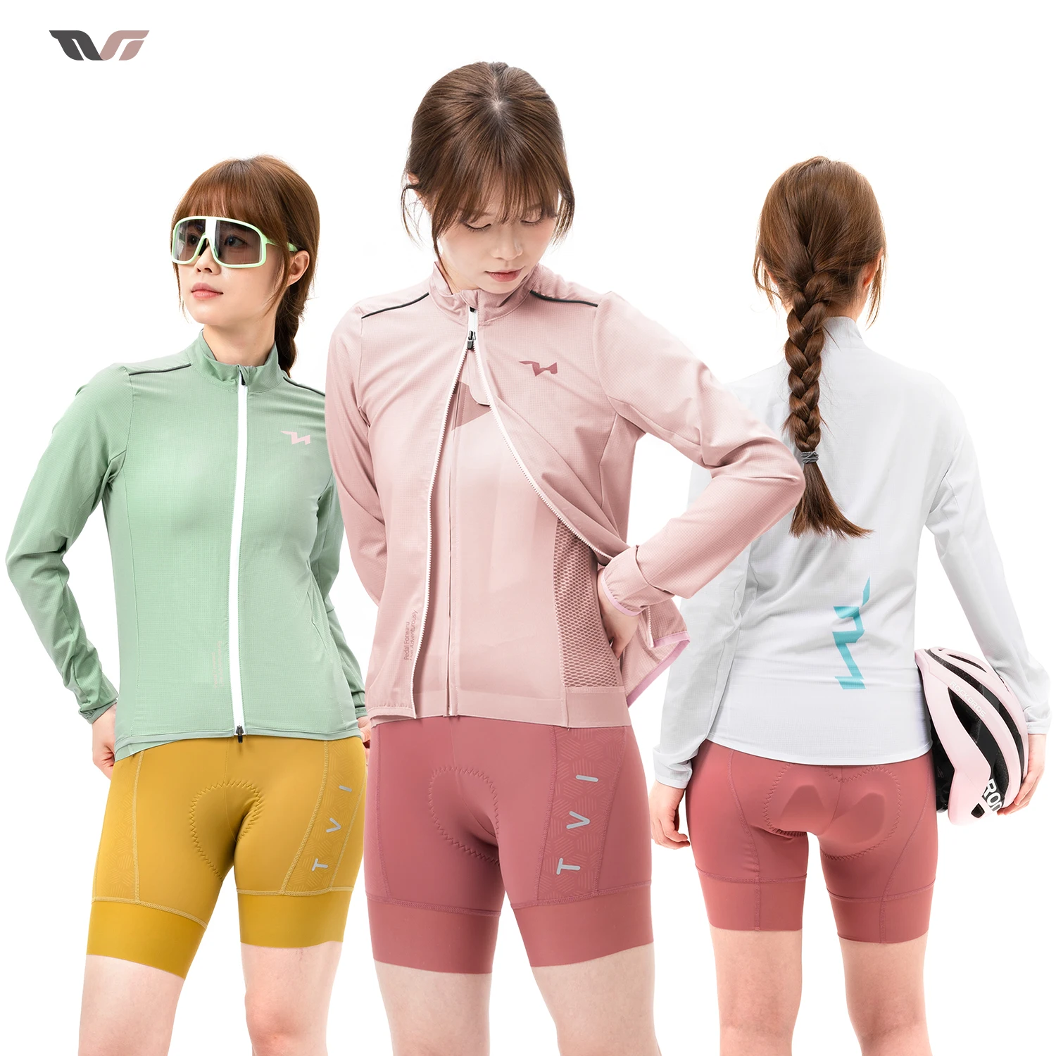 ROCKBROS TVI Professional Female Cycling Jacket Lightweight Breathable Windbreaker Coat Women Outdoor Sports Cycling Clothing
