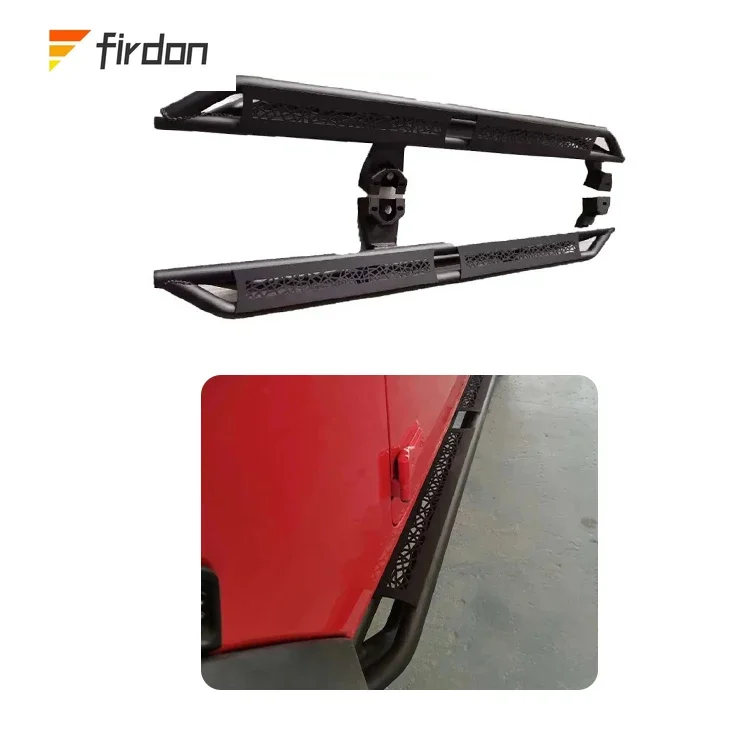 4X4 Off-road Accessories Steel Black Side Nerf Bar Side Step Running Board for Toyota 4runner 2010-2022